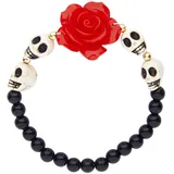 w widmann milano party fashion Perlenarmband Totenkopf mehrfarbig