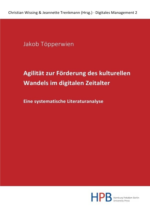 Agilität Zur Förderung Des Kulturellen Wandels Im Digitalen Zeitalter - Jakob Töpperwien  Kartoniert (TB)
