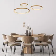 LUCIDE Vidal 3-flg. LED 78 cm Messingfarben Kunststoff