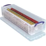 Really Useful Box Aufbewahrungsbox 80 x 25,5 x 15,5 cm 2-tlg. transparent