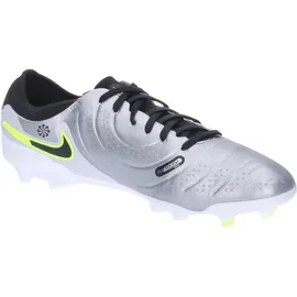 Nike Legend 10 Pro FG Herren Metallic Silver/Black-Volt 42