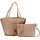 Valentino Special Covent Shopper Kunstleder Beige