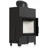 Kratki Luftkamin | FLOKI S | 8 kW | Vorderseite | Farbwahl Brennraum