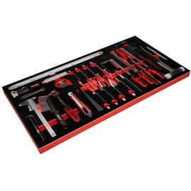 KS Tools Hammer- / Meißel- / und Messwerkzeug-Satz in Schaumstoffeinlage, 36-tlg