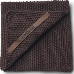 Humdakin Knitted Geschirrtuch 28 x 28 cm kakaobraun