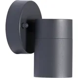 PRIOS Außenwandlampe Tulimar, 1-flg., anthrazit, Metall - Schwarz