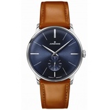 Junghans -Meister Handaufzug Braun Blau Herrenuhr Saphirglas 38mm- 027/3504.02