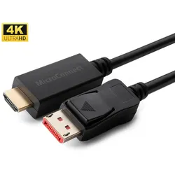 MicroConnect Adapterkabel - DisplayPort männlich eingerastet zu HDMI männlich -