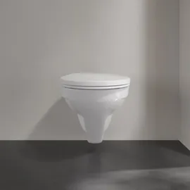 Villeroy & Boch O.novo Wand-WC mit WC-Sitz Weiß Alpin mit CeramicPlus