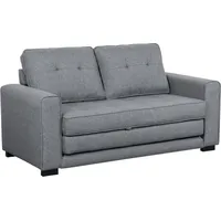 Hti-Living HTI-Living, Sofa, Zweisitzer mit Schlaffunktion Hellbrau Azaria (2-Sitzer)