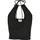 URBAN CLASSICS Ladies Short Wraped Neckholder Top Schwarz XL
