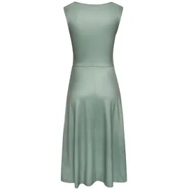LASCANA Midikleid Unifarben Grün 36