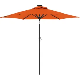 vidaXL Sonnenschirm mit Stahlmast Terracotta 225x225x212 cm