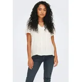 Jdy Damen Jdylima Life S/S Top WVN Noos Bluse, Weiß, 40 EU
