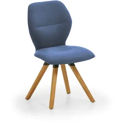 Niehoff Sitzmöbel Merlot Design-Stuhl Stativ-Gestell Massivholz/Stoff Venice - Wildeiche