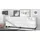 Vladon Sideboard 178 x 57,5 x 38,5 cm Weiß matt/Weiß Hochglanz