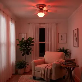 GLOBO RGB LED Deckenventilator 76 cm Silber