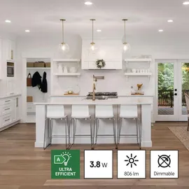 EMOS LED-Birne 3,8W E27 neutralweiß 806 lm 3 St.
