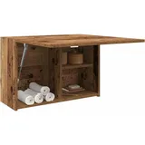 Gecheer Bad-Wandschrank Hängeschrank Badschrank Küchenschrank Medizinschrank Badmöbel Altholz-Optik 60x25x40 cm Holzwerkstoff