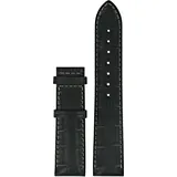 Certina Leder Ds Podium Gent Standard Lederband Schwarz 20/18mm, Ohne Schnalle C610014938 - alligator-prägung,kalb,schwarz