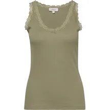 s.Oliver Geripptes Tanktop mit Spitze - 42