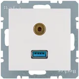 Berker USB-Steckdose 10 St. Weiß