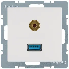 Berker USB-Steckdose 10 St. Weiß