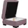 Home Affaire Stauraumhocker Tulio Polyester 80 x 45 x 80 cm Rot