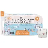 Glücksblatt Toilettenpapier Family Edition, Wasserspaß, 3-lagig, Tissue, 150 Blatt, 16 Rollen