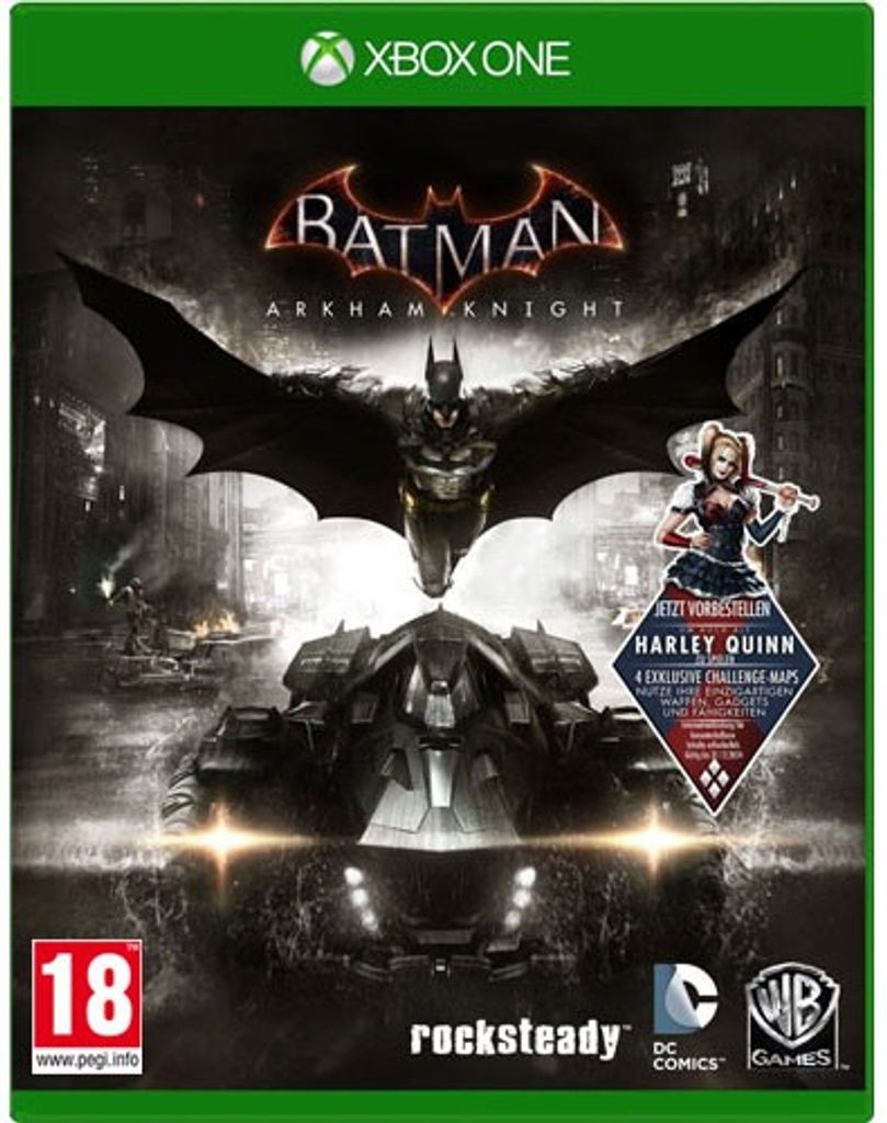 Batman Arkham Knight XB-One D1 AT inkl Harley Quinn DLC