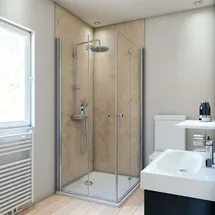 Breuer Duschrückwand Beige
