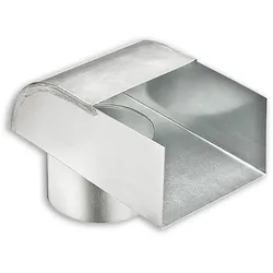 Auslaufstutzen Grömo universal, Zink, verschiedene Größen (Ausführung: Ø 100mm)