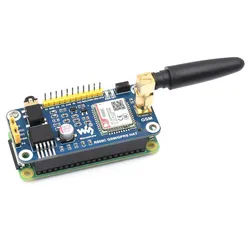 Waveshare R800C 2G GSM/GPRS Kommunikations-HAT, GNSS, BT, 40 Pin GPIO, SIM Slot, UART, inkl. Antenne
