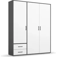 Freiraum Drehtürenschrank >Voyager< 2 Schübe, 3 Böden, 1 Stange,
