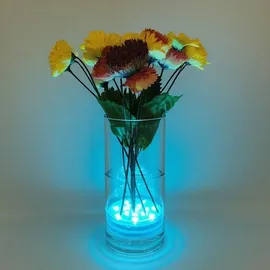 ideoon lights 4er Set Multicolor-LED-Unterwasserleuchte mit Fernbedienung