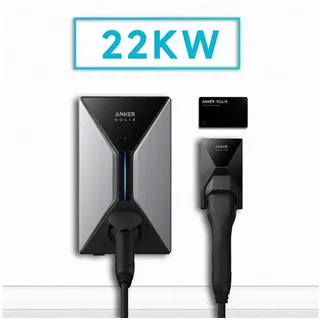 Anker SOLIX V1 22 kW ohne Kabel Steckdosen-Version Schwarz