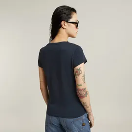 G-Star Eyben Slim V T 2.0 Kurzarm-T-Shirt Osaka Blue XL