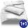 cloudcomfort 135 x 200 cm + 40 x 80 cm Mikrofaser Ganzjahres Bett-Set, extra leicht