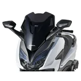 Ermax Scooterscheibe Sport Acrylic durchsichtig schwarz für Honda Forza 125