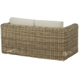 Möbel Kraft Couch 2-Sitzer braun