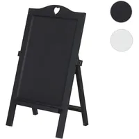 Mendler Werbetafel HWC-E51, Aufsteller Kreidetafel Kundenstopper Dekotafel, 66x39x33cm -