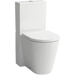 Tiefspül-WC Kombination Kartell • 660x370x430 spülrandlos Abgang waagrecht oder senkrecht weißSpülkasten und WC-Sitz extra zu bestellen