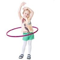 Hoopomania Hula-Hoop-Reifen Glamour Kinder Hula Hoop, Ø60cm, Pink-Pink rosa Ø 60 cm