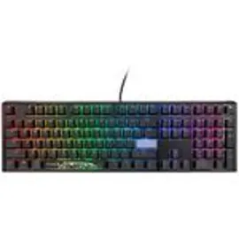Ducky One 3 Classic Black/White Gaming Tastatur, RGB LED - MX-Blue (US)