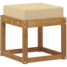 vidaXL Outdoor Hocker Bank 43 x 43 x 37 cm Beige