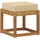vidaXL Outdoor Hocker Bank 43 x 43 x 37 cm Beige