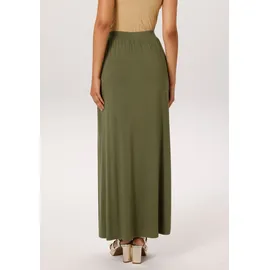 Aniston CASUAL Maxirock Damen Khaki 46