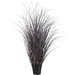 Kunstgras CREATIV GREEN "Gras", lila (lila, silber), H:93cm, Kunststoff, Kunstpflanzen, in moderner Farbgebung