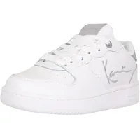 Karl Kani 89 Low Sneaker Trainer Schuhe (White/Grey, Numeric_38) - 38 EU