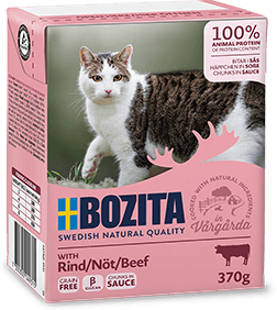 BOZITA Cat Beef in Sauce 370g (Rabatt für Stammkunden 3%)